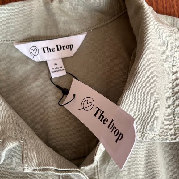 NWT The Drop Women's Karla Utility Vintage Short Jumpsuit Size XL Utilitarian - Picture 9 of 16